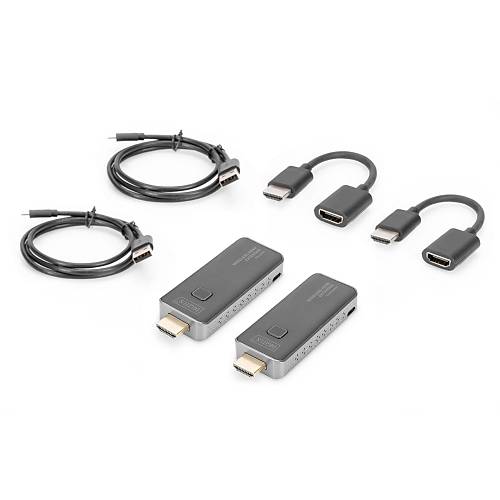 Digitus HDMI Tak-�al��t�r Kablosuz G�r�nt� Aktar�c� Full HD 50 metre