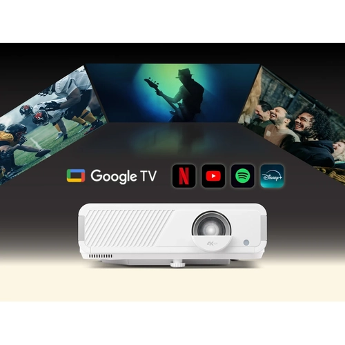 VIEWSONIC LX720-4K 3500 ANSI LUMEN 4K LAZER Google TV Ev Sinemas� ve Oyun Projeksiyonu