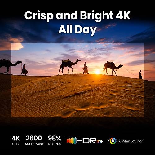 BenQ GP520 4K UHD HDR LED 2600 Ansi Lumen Rec.709 Ev Sinemas Projeksiyonu