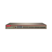 IP-COM G5324-16F L3 Cloud Managed Switch  8 x 10/100/1000Base-T Ethernet port  16 x 1000Base-X SFP slot