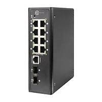 XPS-I7120-10P - 8 port 10/100/1000 PoE + 2 port 100/1000 SFP L2+ Yönetilebilir Endüstriyel Switch