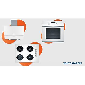 Profilo Beyaz Star Ankastre Set