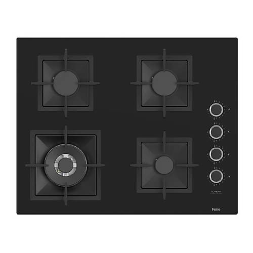 Ferre SC405-WFA 65cm Siyah FlameArt Ankastre Ocak