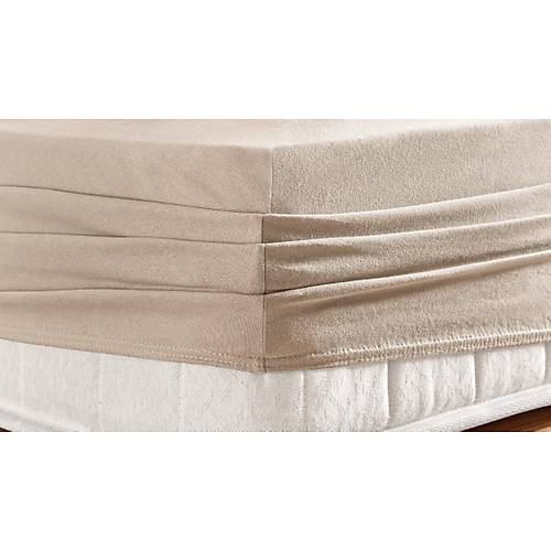Puffy Feel Bej Lastikli araf 100x200 Tek Kiilik