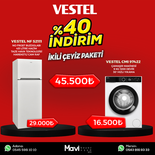 Vestel �kili �eyiz Seti Set 19