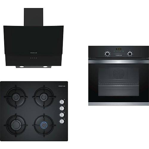 Profilo Siyah Star Ankastre Set