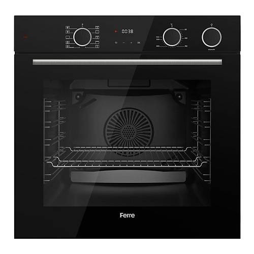 Ferre XE64CS Siyah FryArt-Steam Ankastre Frn