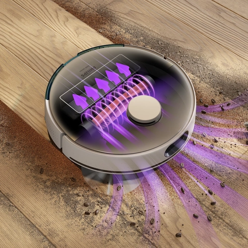Philips HomeRun Aqua XU7100/02 p stasyonlu Akll Robot Sprge