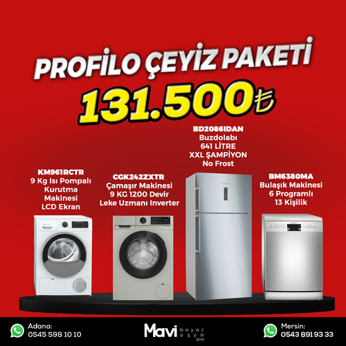 Profilo �eyiz Paketi Set 34