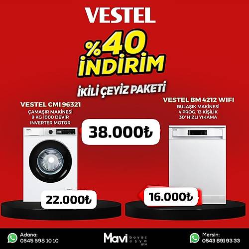 Vestel �kili �eyiz Seti Set 17