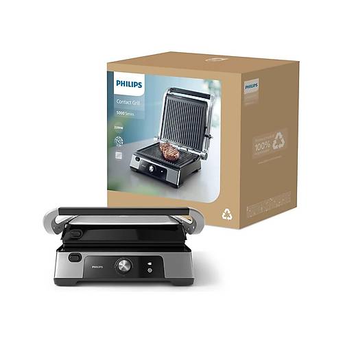 Philips HD6301/90 2200W 5000 Serisi Izgara ve Tost Makinesi