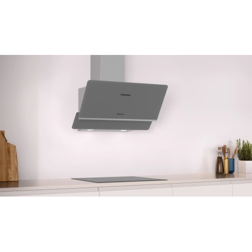 Profilo DVK8J671 80 cm Platin gri cam yzey Davlumbaz