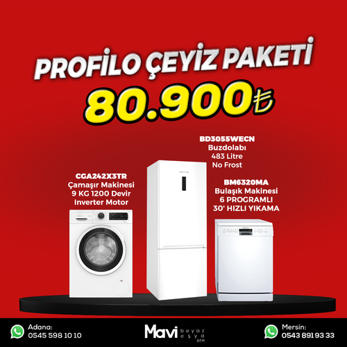 Profilo �eyiz Paketi Set 3