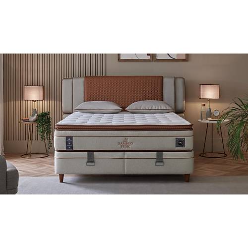 Puffy Bamboo Pedic 3'l Set 160x200 Yatak Baza Balk