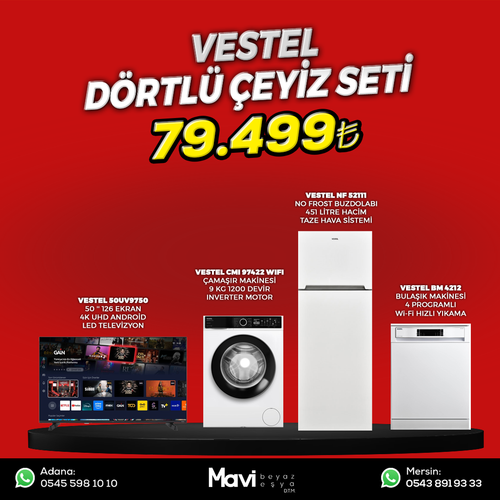 Vestel D�rtl� �eyiz Seti Set 16