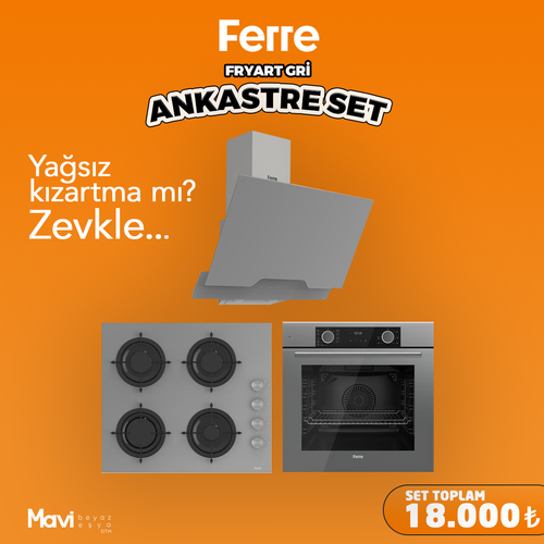 Ferre FryArt Gri Ankastre Set