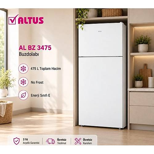 Altus AL BZ 3475 475 Lt. Nofrost Buzdolab�