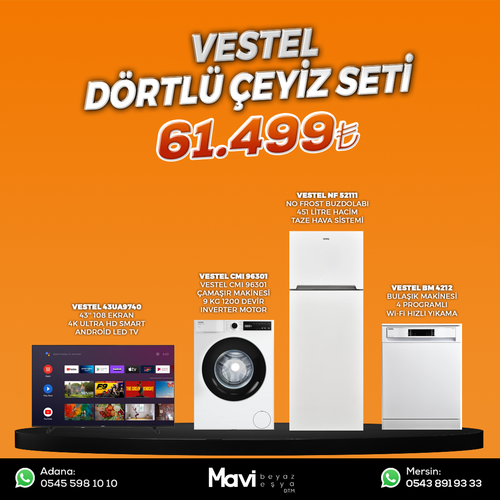 Vestel Drtl eyiz Seti Set 23