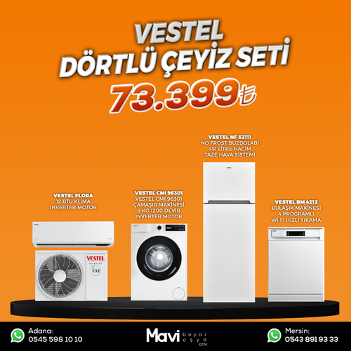 Vestel Drtl eyiz Seti Set 24