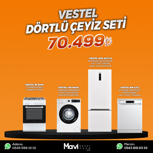 Vestel Drtl eyiz Seti Set 26