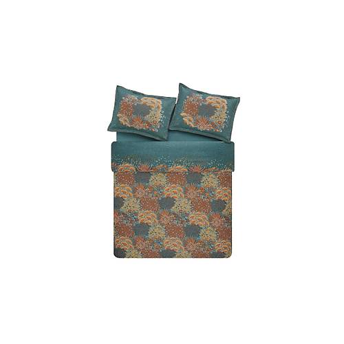 Puffy Mavro Yeil Nevresim Takm 200x220
