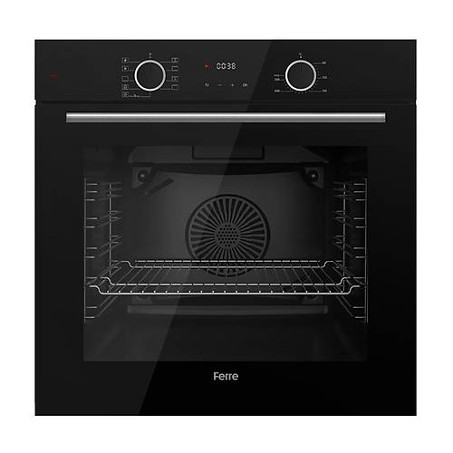 Ferre XE63CS Siyah FryArt Ankastre Frn