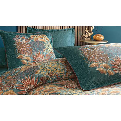 Puffy Mavro Yeil Nevresim Takm 200x220