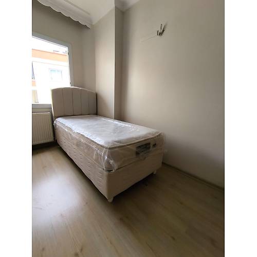 Mango 90x190 Yatak Baza Ba�l�k Krem Renk
