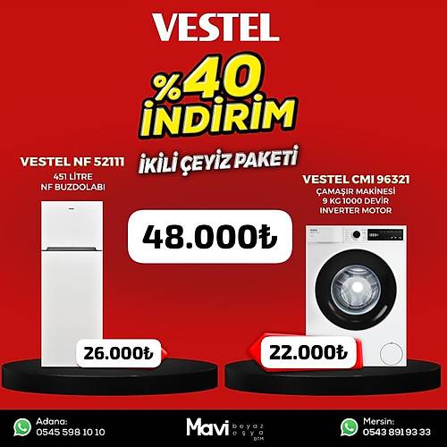 Vestel �kili �eyiz Seti Set 19