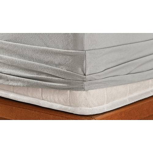 Puffy Feel Gri Lastikli araf 100x200 Tek Kiilik