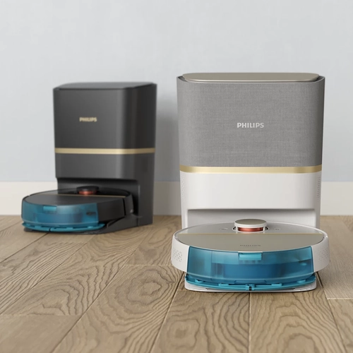 Philips HomeRun Aqua XU7100/02 p stasyonlu Akll Robot Sprge