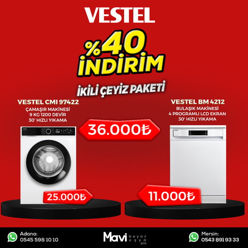 Vestel �kili �eyiz Seti Set 06
