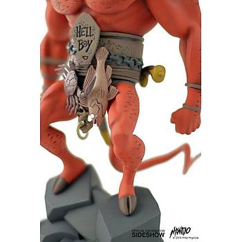 The First Hellboy Statue
