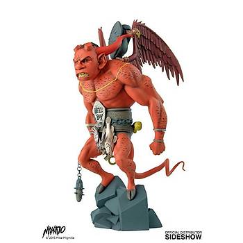The First Hellboy Statue