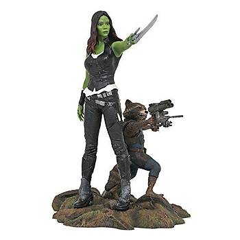 Marvel Gallery Statue- Gamora & Rocket Raccoon Gotg 