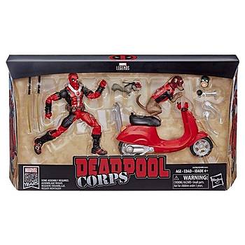 Hasbro Marvel Legends - MBaku Deadpool On Scooter Wth Dogpool