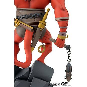 The First Hellboy Statue