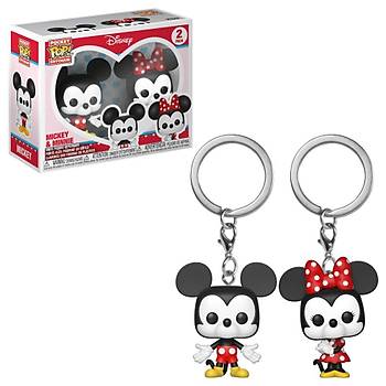 Funko POP Anahtarlk Disney - Mickey & Minnie