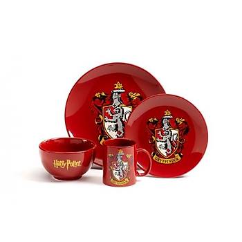 HARRY POTTER 4 PIECE DINNER SET - GRYFFINDOR