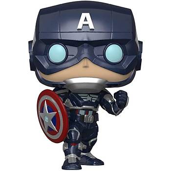 Funko POP Marvel Avengers Game-Verse Captain America (Stark Tech Suit)