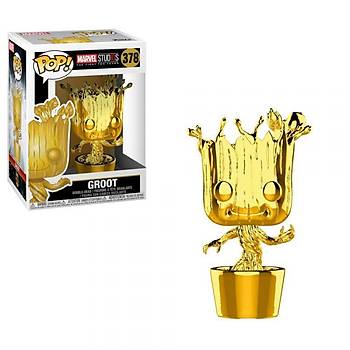 Funko POP Marvel Studios 10 - Groot (Chrome)
