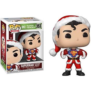 Funko Pop DC Heroes Holiday - Superman with Sweater