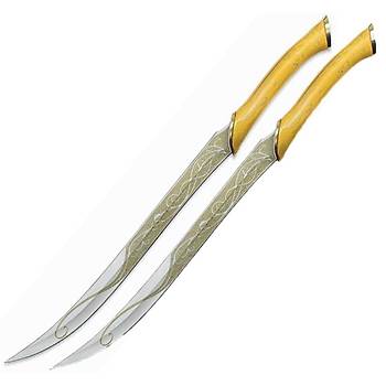 The Lord Of The Rings Fighting Knives Of Legolas 1:1 Life Size