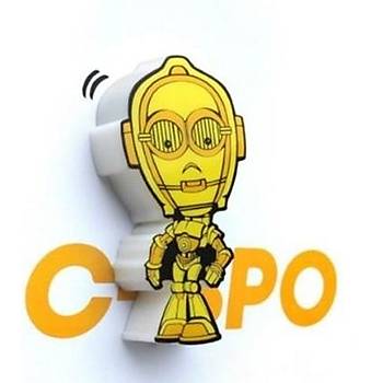3D Light FX Star Wars C-3PO Mini Duvar Lambası