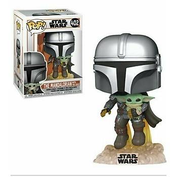 Funko POP Star Wars The Mandalorian- Mando Flying W/Jet
