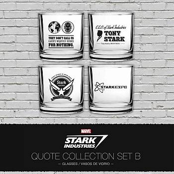 SD Toys 4'Lü Bardak Seti Marvel Stark Industries Set #2
