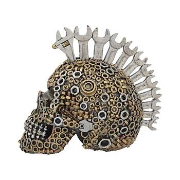 Mechanically Minded Small 17cm Dekoratif Kurukafa