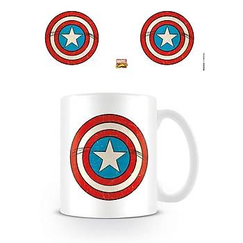 Marvel Retro Captain America Shield Mug Kupa Bardak