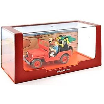 Tintin Comic Collection Jeep Willys MB 1943 including figure