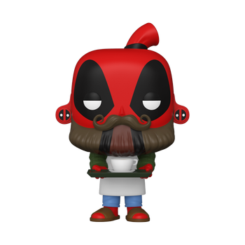 Funko POP Marvel - Deadpool 30. Yl zel Serisi  Coffee Barista